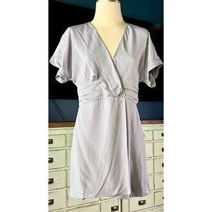 Anthropologie Faux Wrap Mini Dress 8
